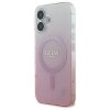 Guess GUHMP16SHGRCELP iPhone 16 6.1 różowy/pink hardcase IML Glitter Gradient MagSafe
